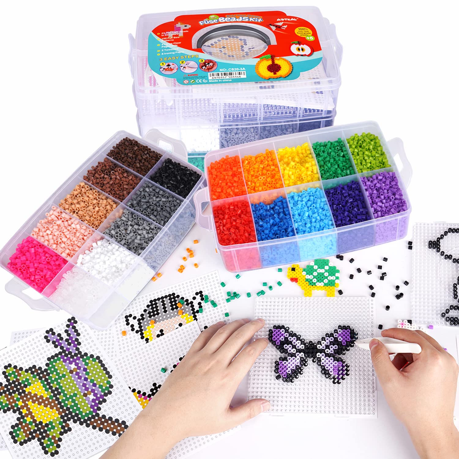 What are some tips for storing wholesale perler beads?